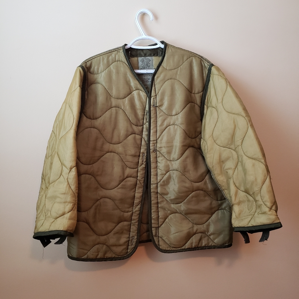 Vintage quilted liner jacket - M/L